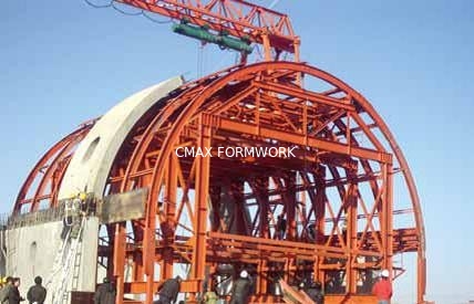 High Load Bearing Tunnel Formwork System For Windbreak Open Cut Tunnel