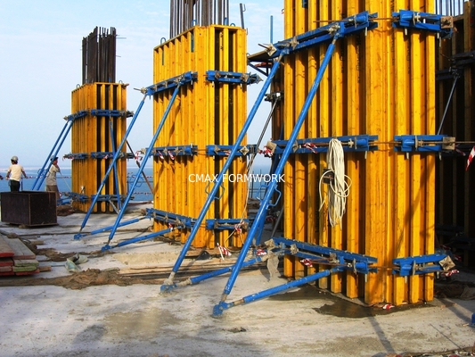 H20 Square Concrete Column Formwork , Timber Beam Formwork for Rectangle