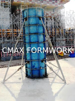 High Stiffness System Column Formwork For Pouring Circular Column